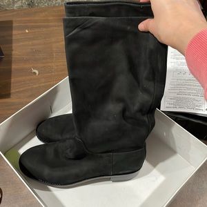 Via Spiga nubuck leather boots NWT